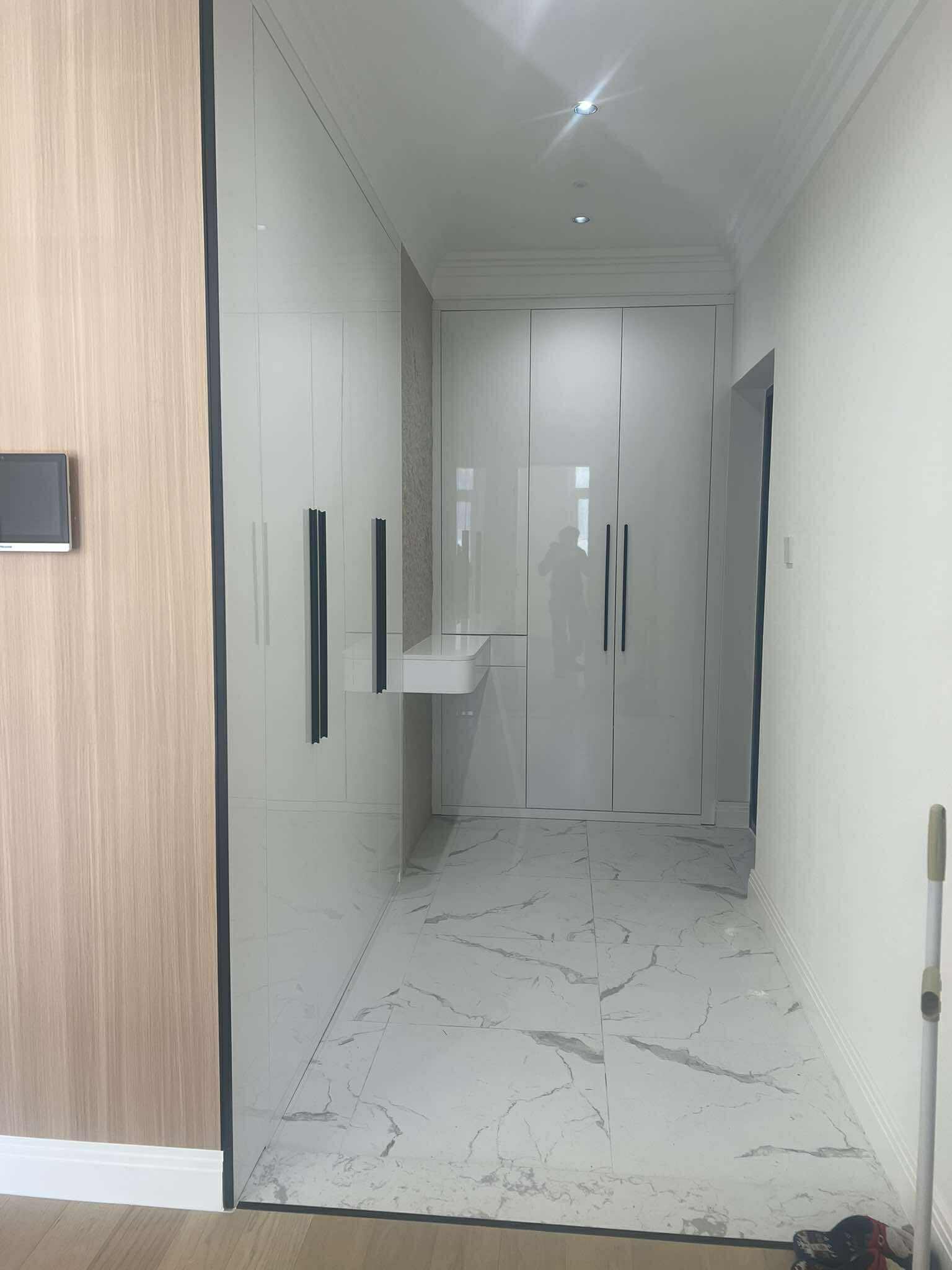 Office interior planning render